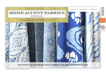 Tablet Screenshot of homeaccentfabrics.com